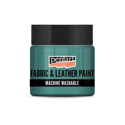 Barva na textil a kůži, 50 ml, tyrkysovozelená