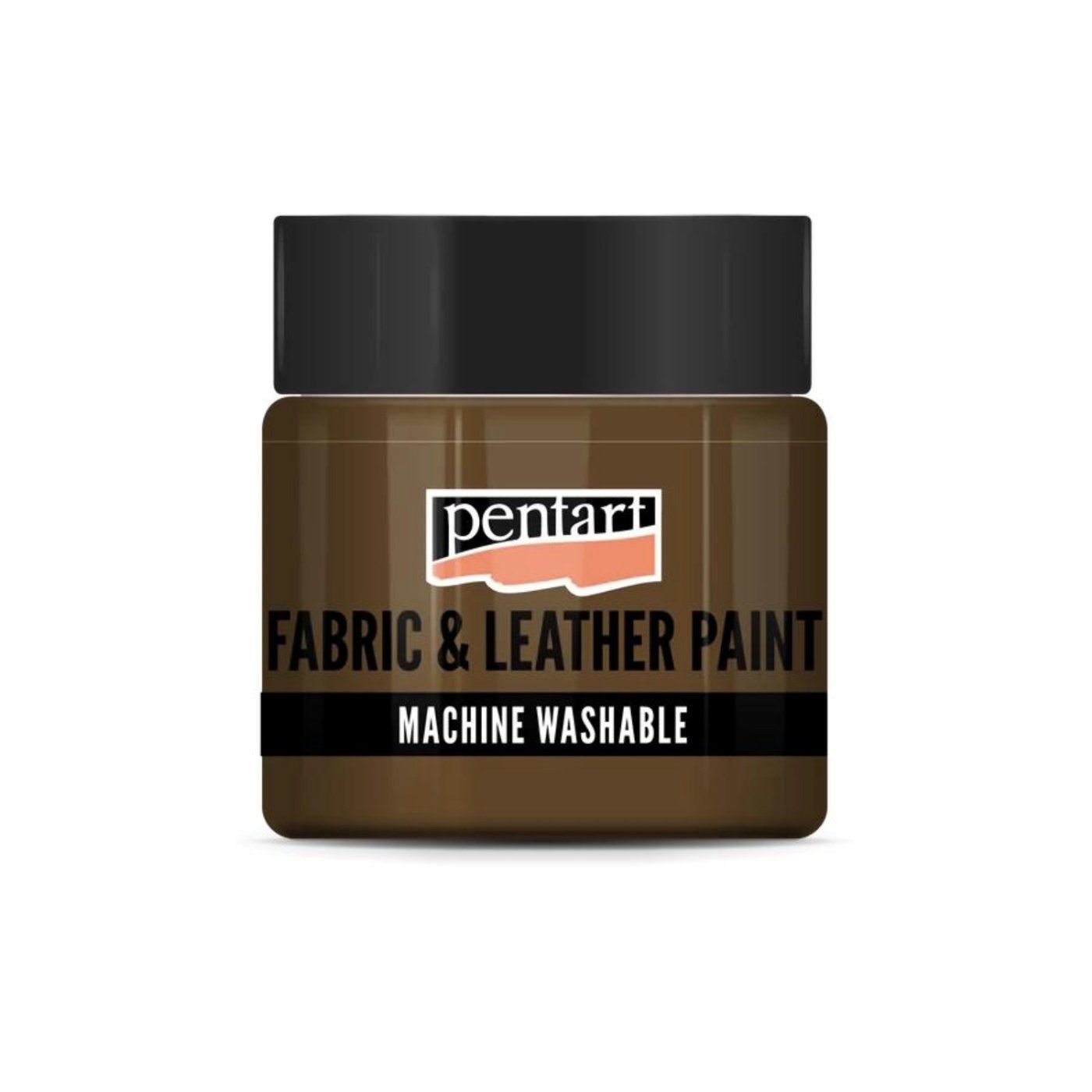 Barva na textil a kůži, 50 ml, tmavohnědá