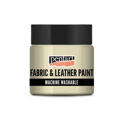 Barva na textil a kůži, 50 ml, skořábková bílá