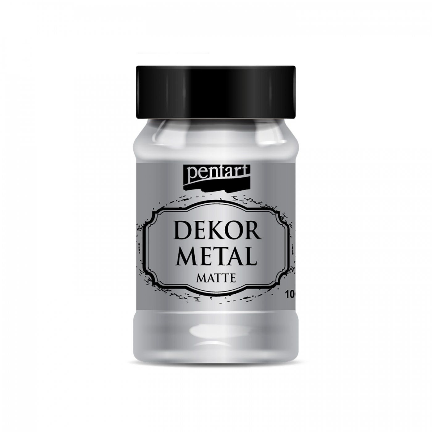 Dekor Metal matná 100 ml, stříbrná