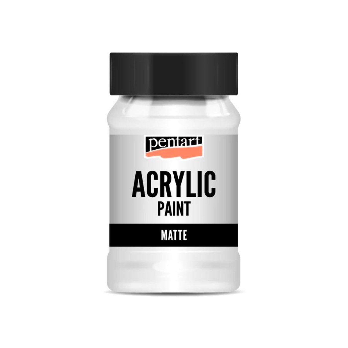 Akrylová barva matná 100 ml, titanově bílá