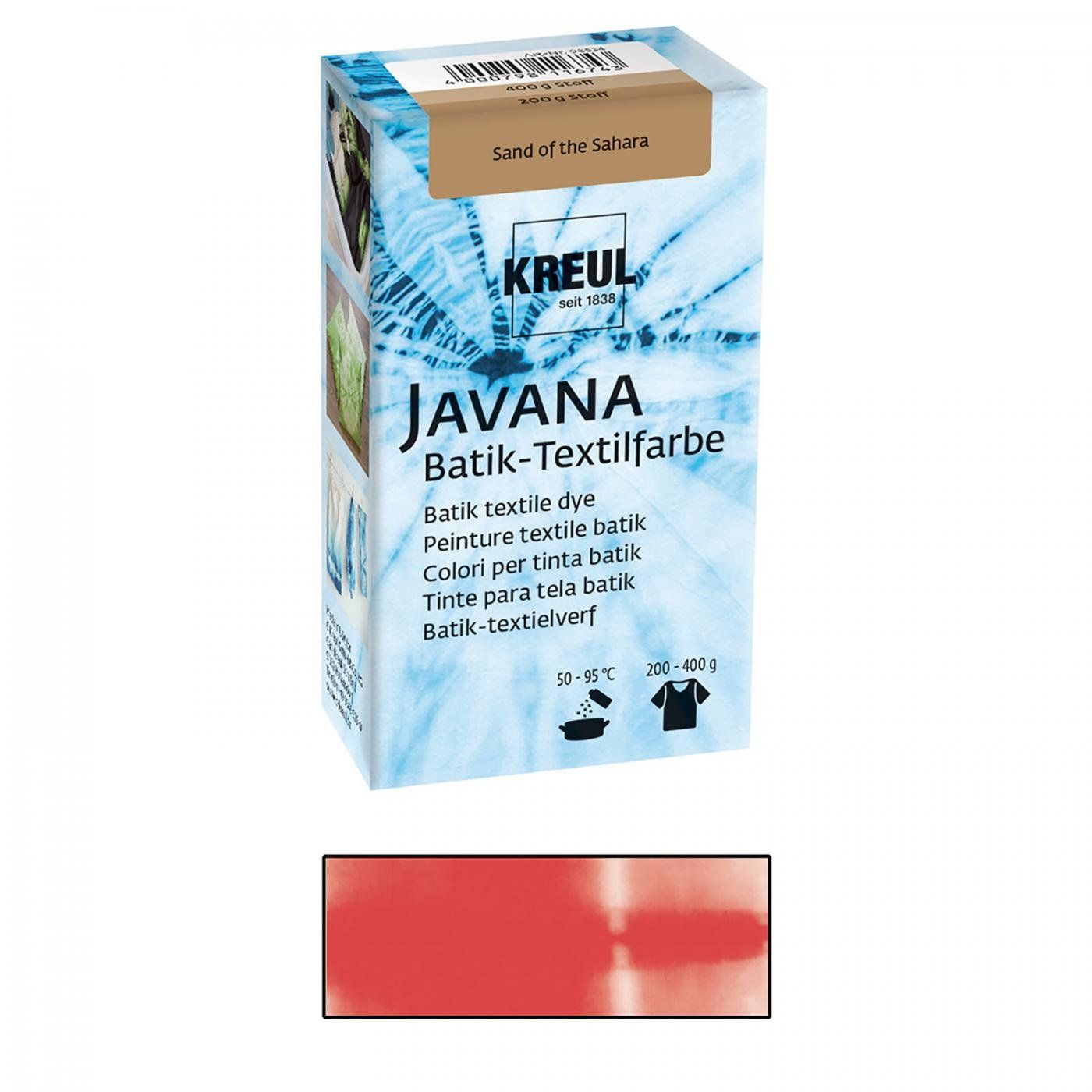 Batikovací barva JAVANA, KREUL, 70 g červená