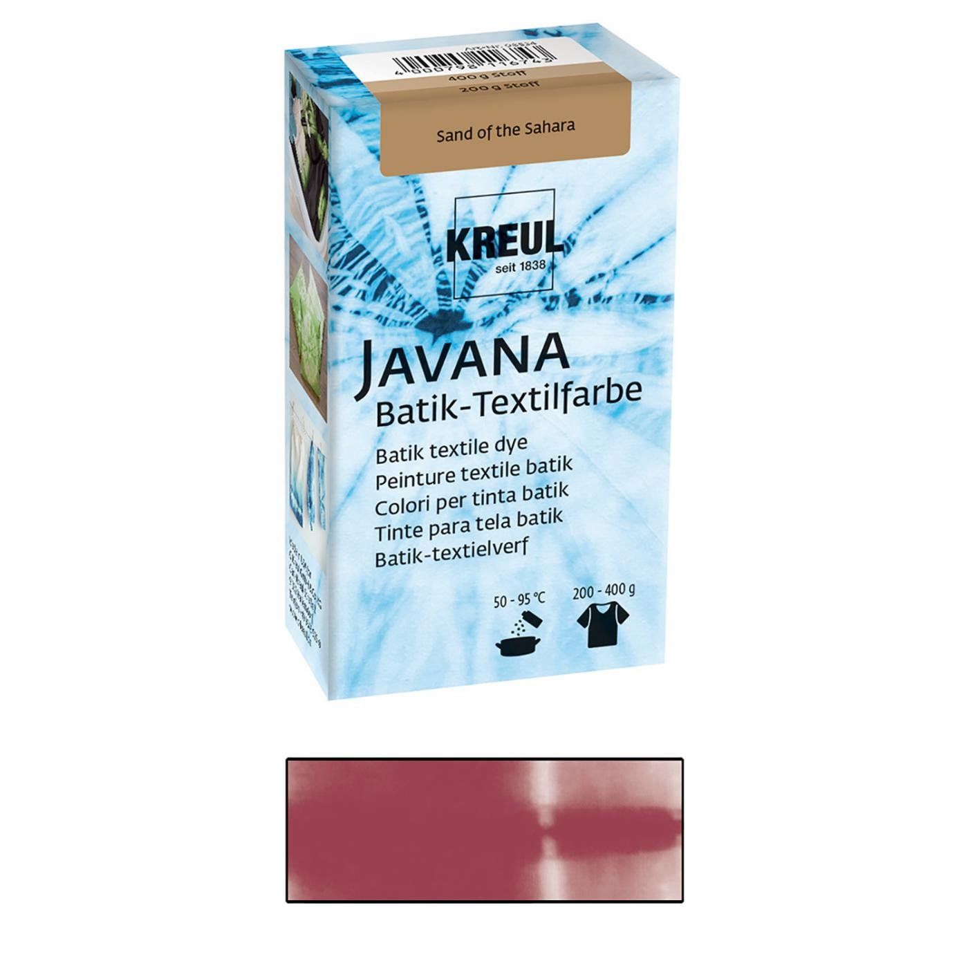 Batikovací barva JAVANA, KREUL, 70 g malinová