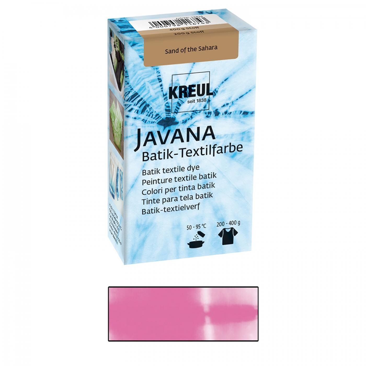Batikovací barva JAVANA, KREUL, 70 g růžová