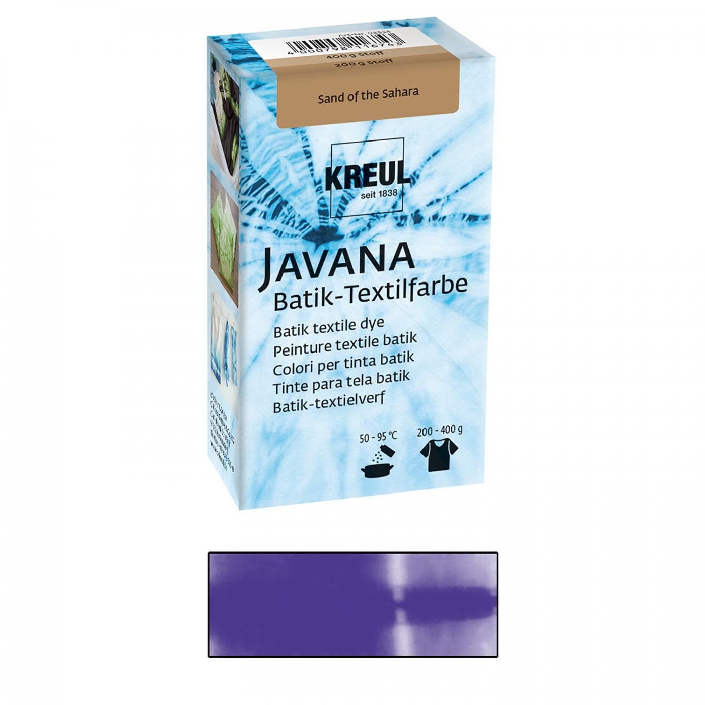 Batikovací barva JAVANA, KREUL, 70 g fialová