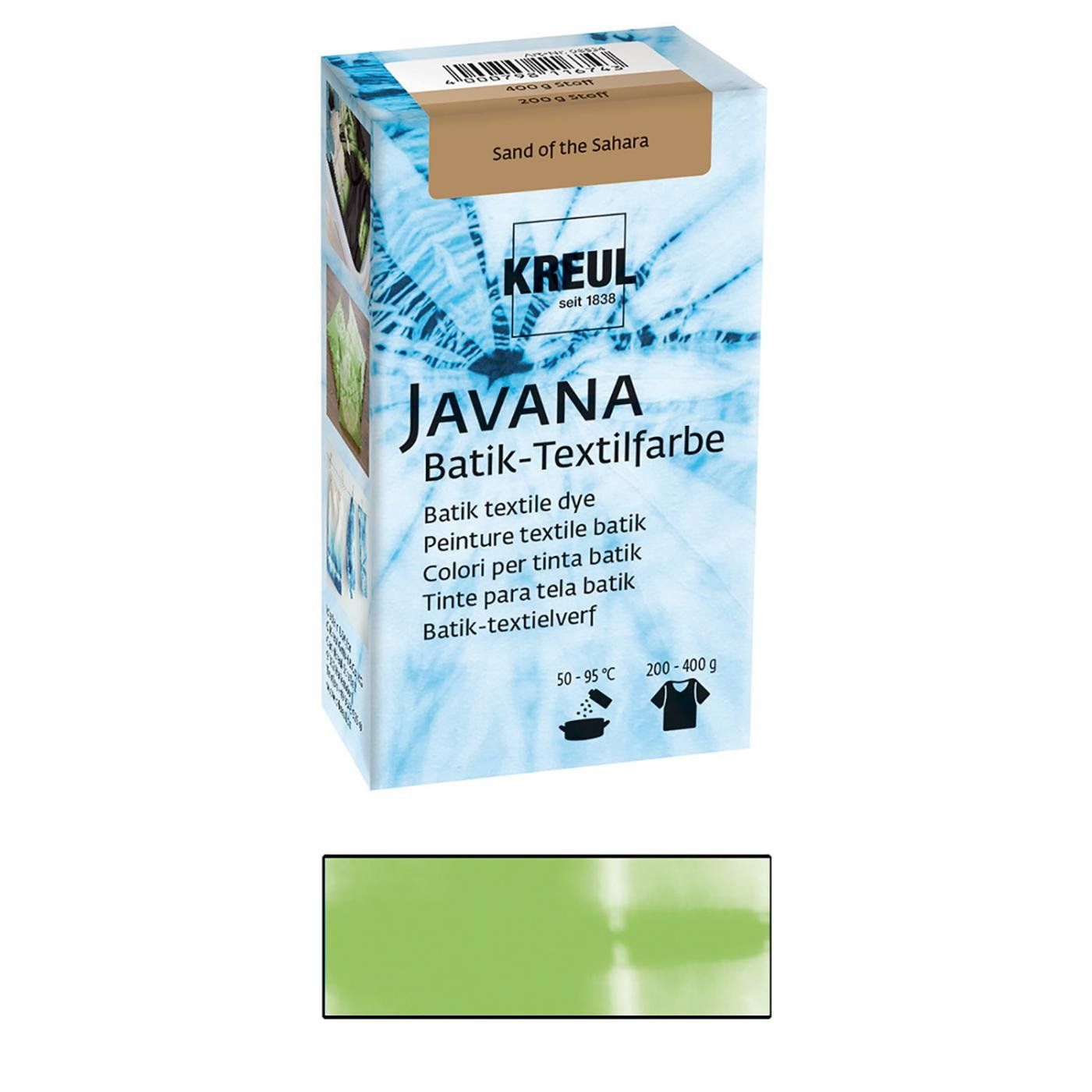 Batikovací barva JAVANA, KREUL, 70 g sv. zelená