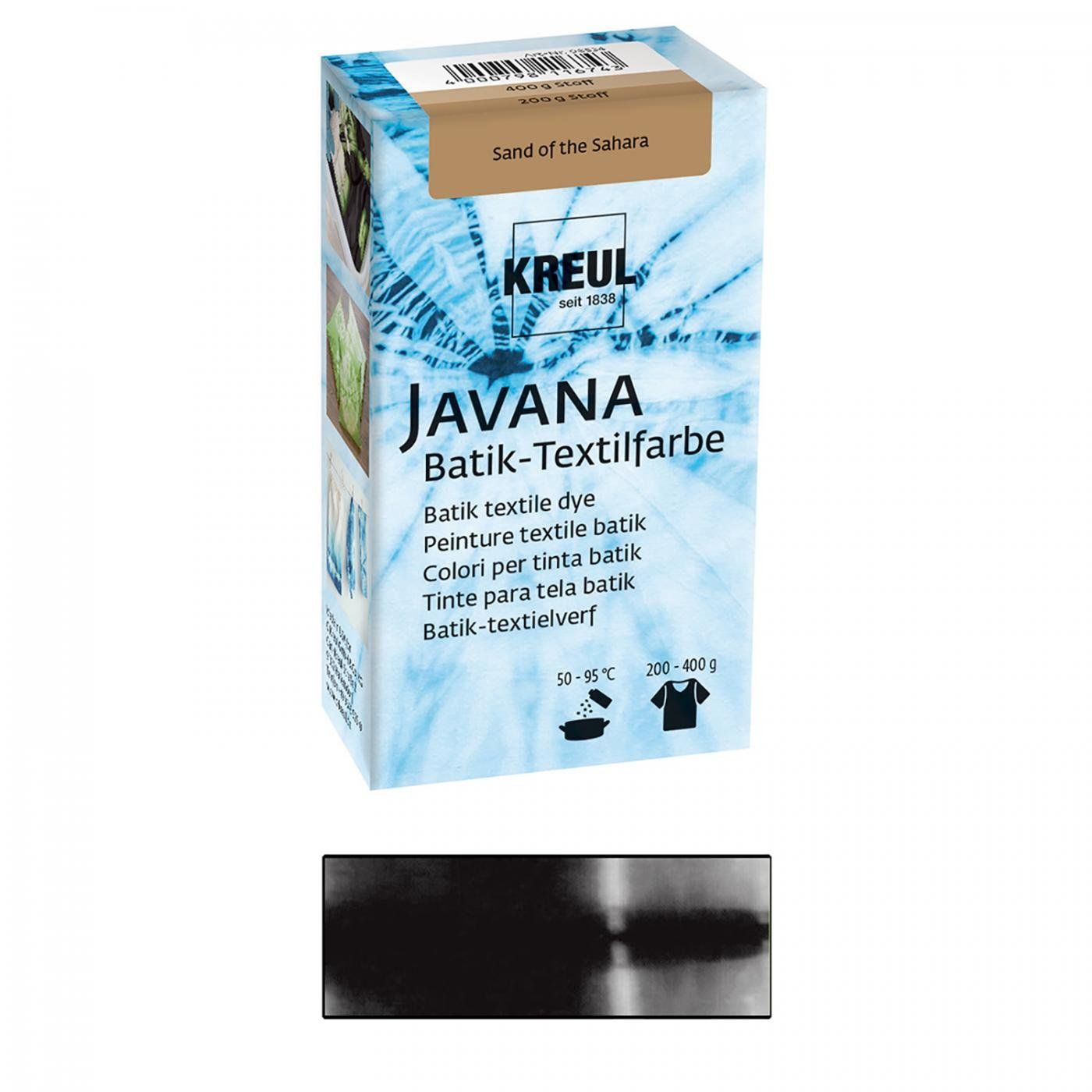 Batikovací barva JAVANA, KREUL, 70 g černá