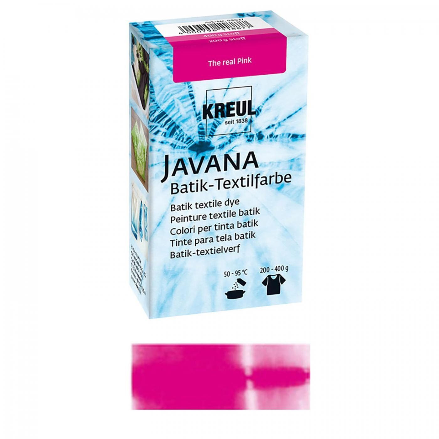 Batikovací barva JAVANA, KREUL, 70 g růžová pink
