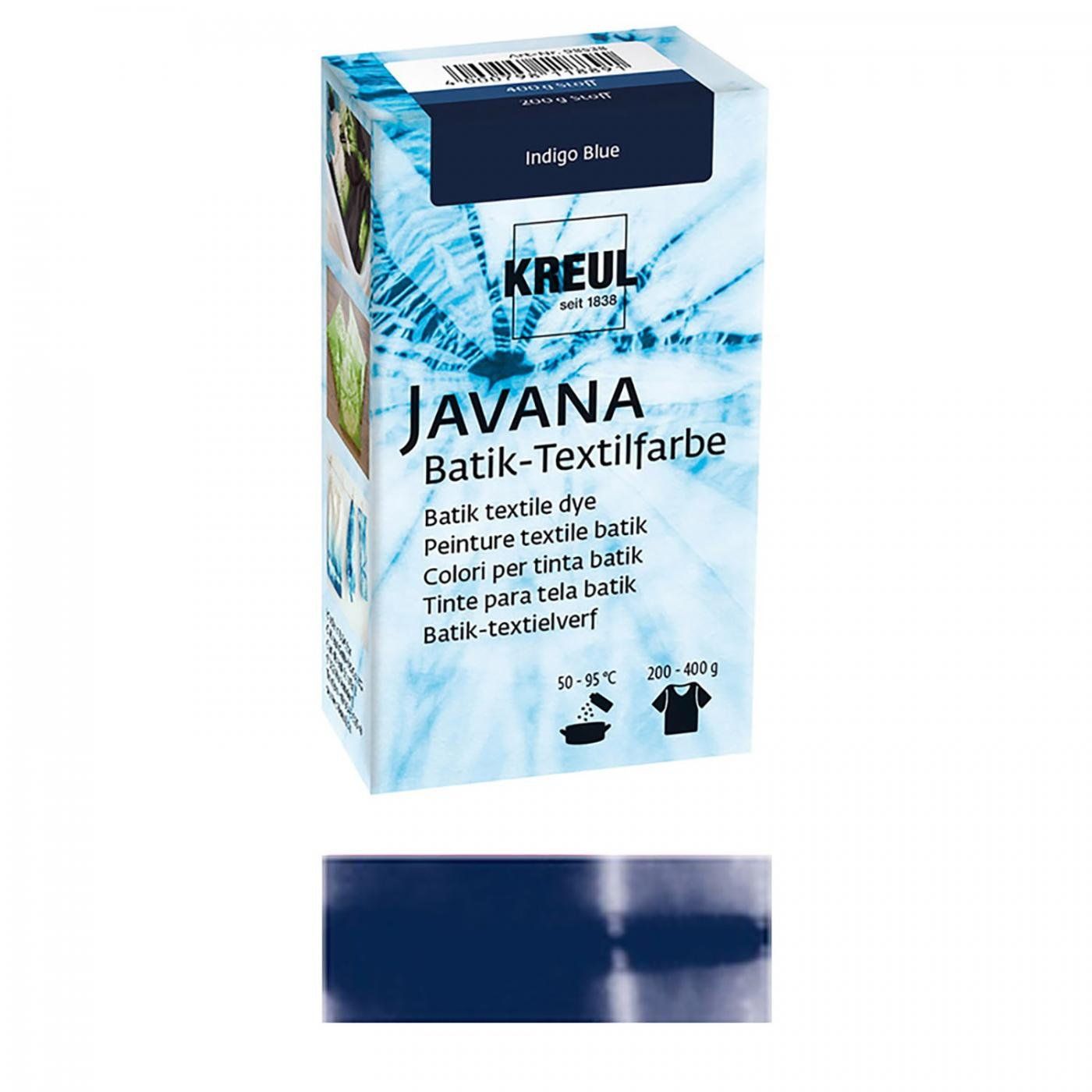 Batikovací barva JAVANA, KREUL, 70 g indigo modrá