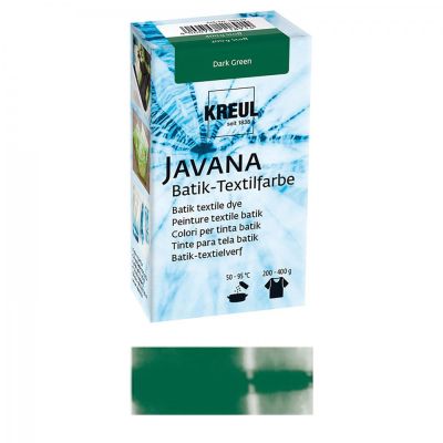Batikovací barva JAVANA, KREUL, 70 g tmavá zelená