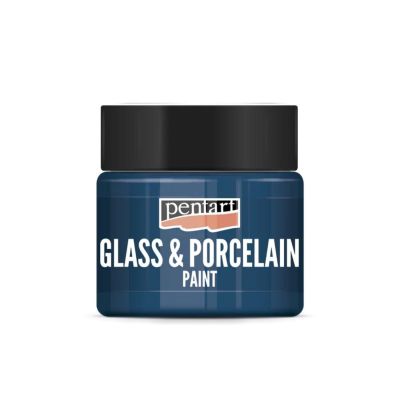 Barva na sklo a porcelán, 30 ml, tyrkysová modrá