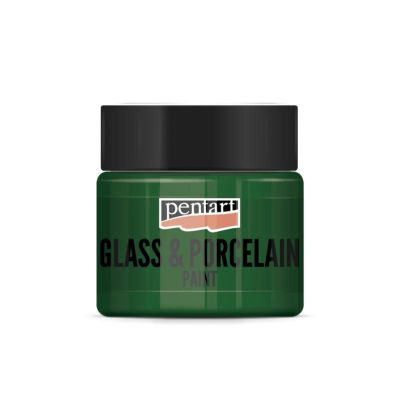 Barva na sklo a porcelán, 30 ml, zelená
