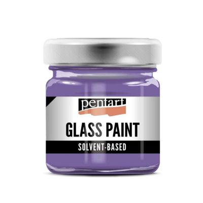 Barva na sklo, 30 ml,  fialová