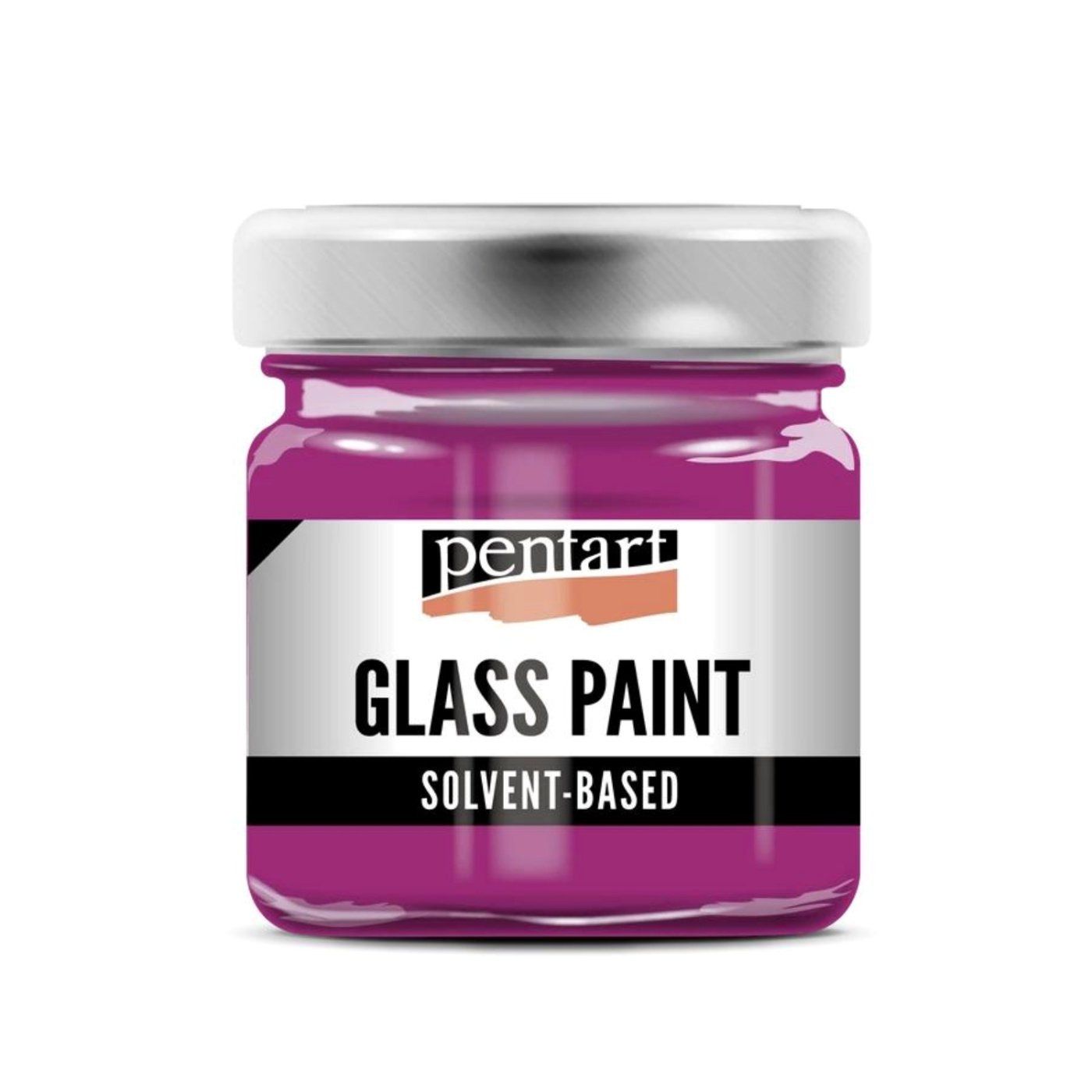 Barva na sklo, 30 ml, magenta