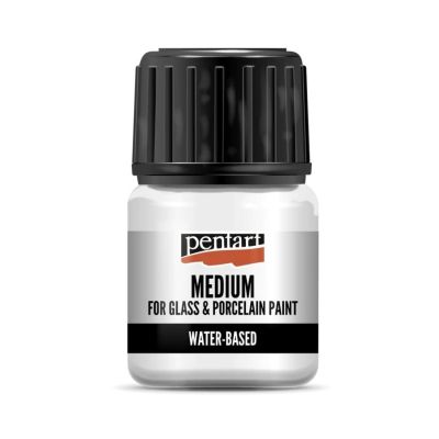 Médium na barvy na sklo a porcelán, 30 ml