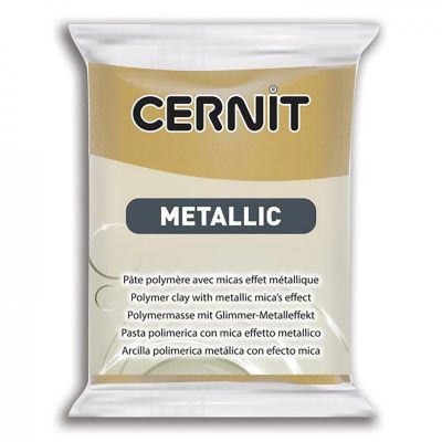 CERNIT Metallic 56g, 053 výrazná zlatá