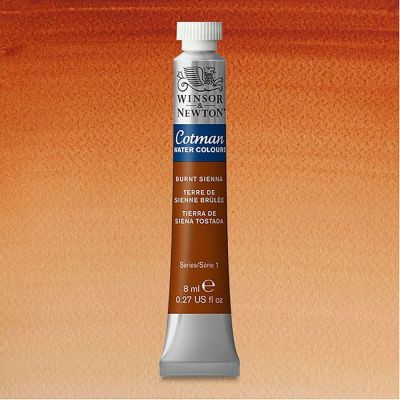 Winsor & Newton, Cotman, akvarel, Burnt Sienna
