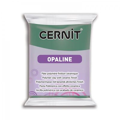 CERNIT Opaline 56g keramický vzhled, 637 zelená