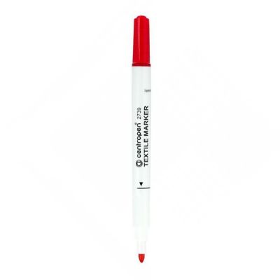 Centropen fix na textil 2739, 1,8 mm červená