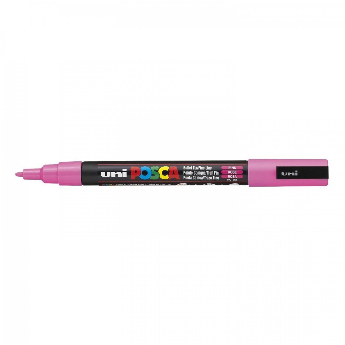 Popisovač Uni Posca PC-3M, 1,3 mm, růžový