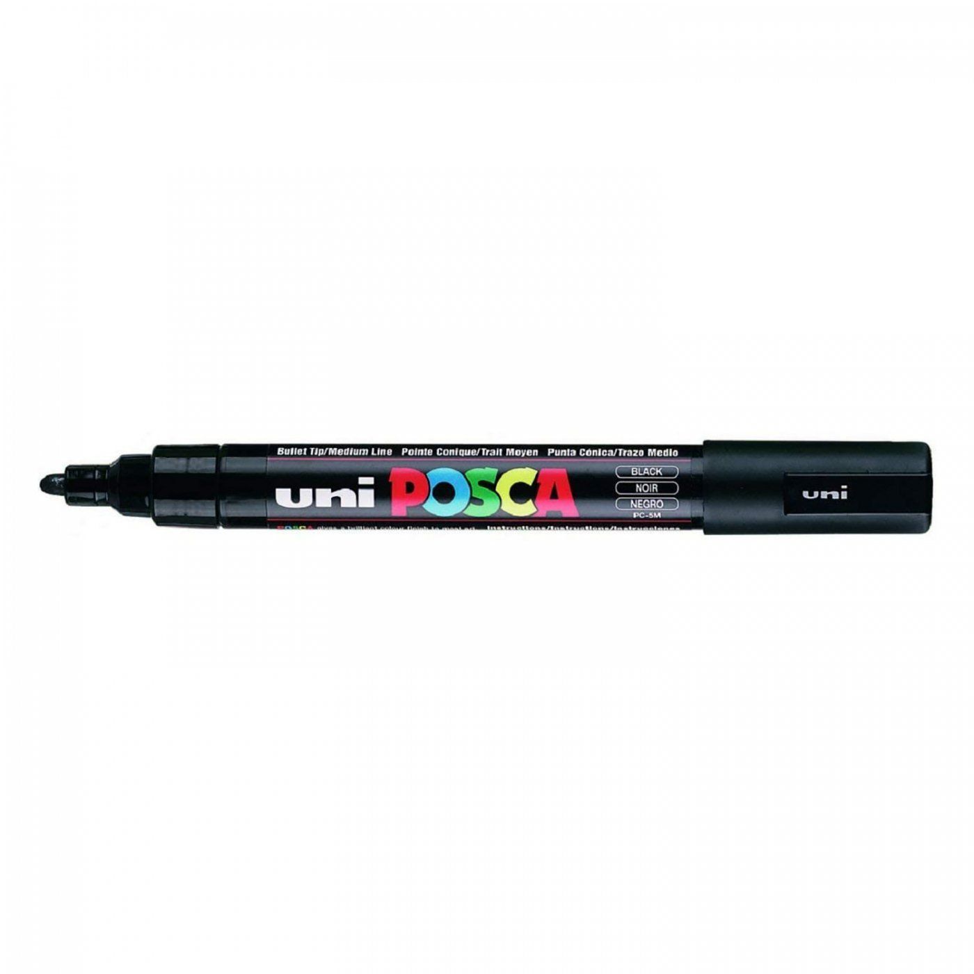Popisovač Uni POSCA PC-5M, 2,5 mm, černá