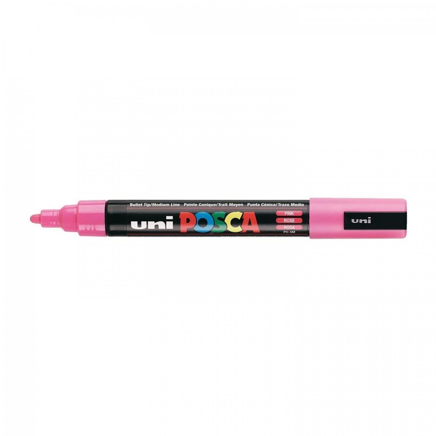 Popisovač Uni Posca PC-5M, 2,5 mm, růžová