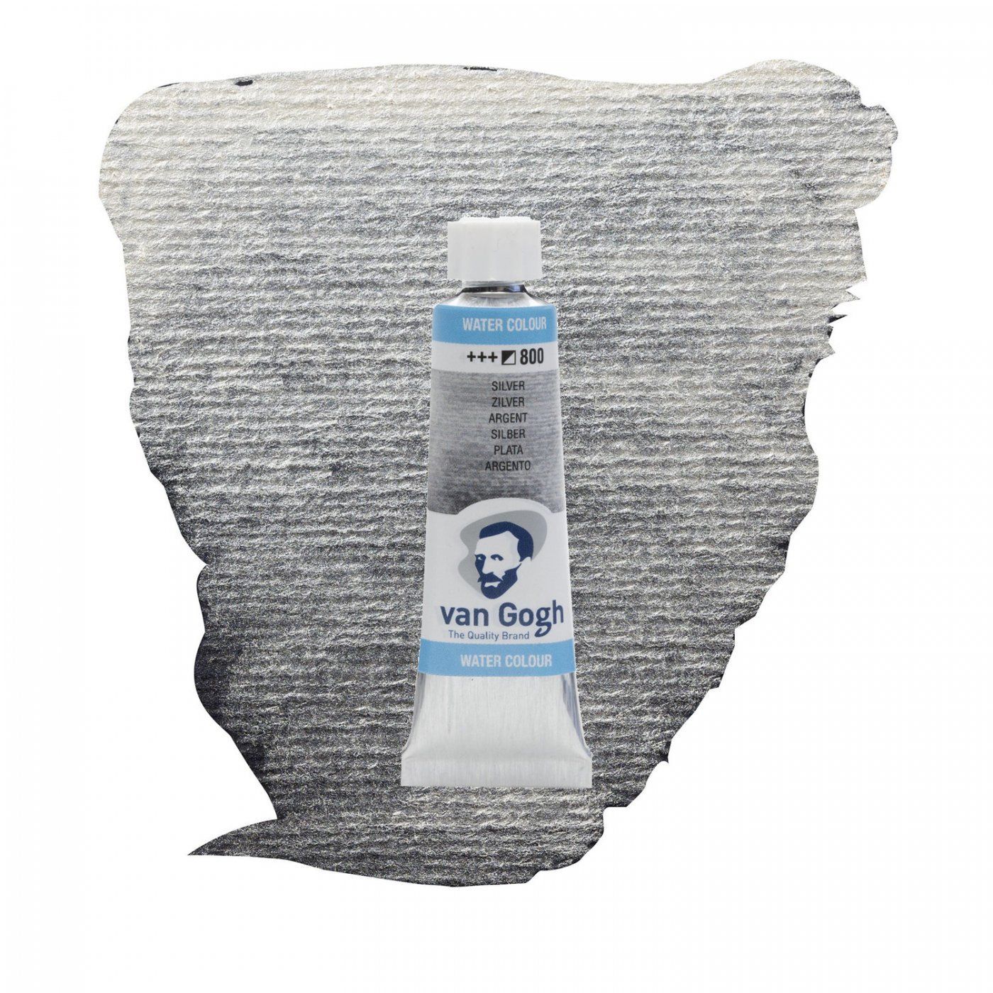 Akvarelová barva Van Gogh, 10 ml, Silver