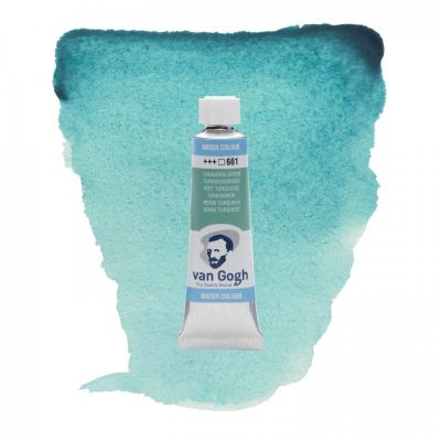 Akvarelové barva Van Gogh, 10 ml, Turquoise green