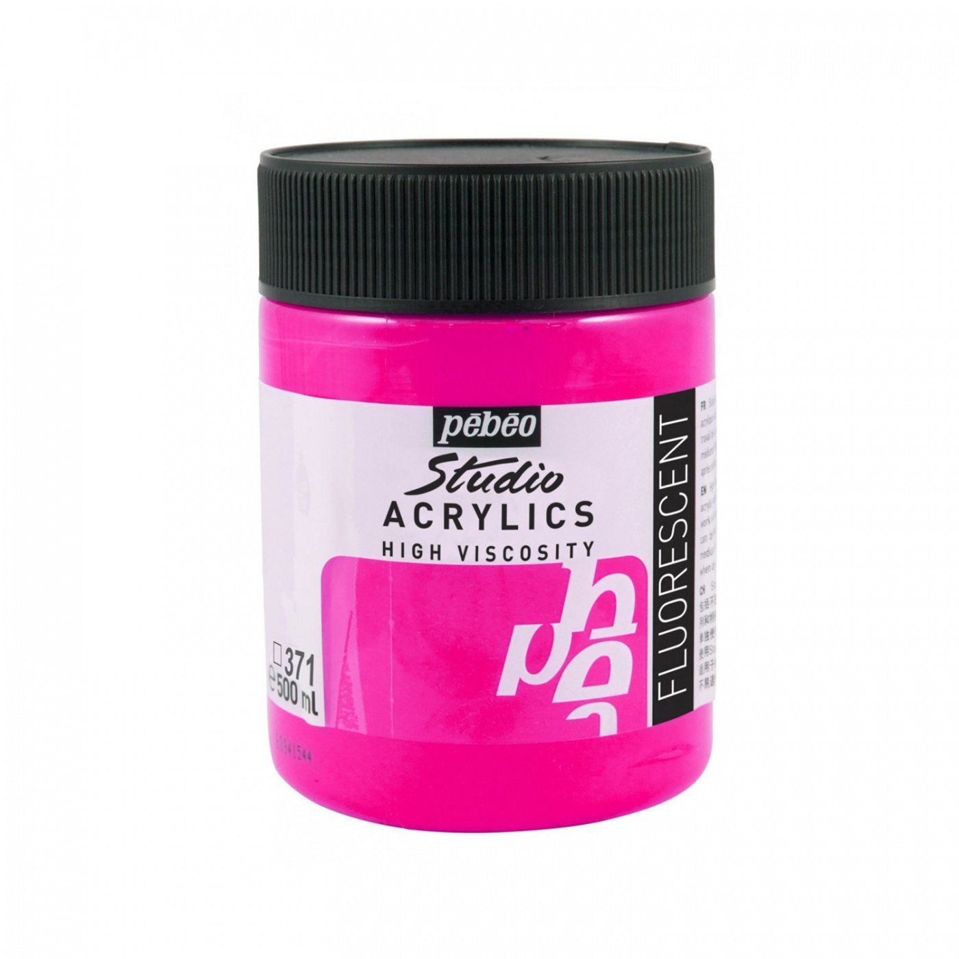 Studio Akryl 500 ml, 371 Fluorescenční růžová