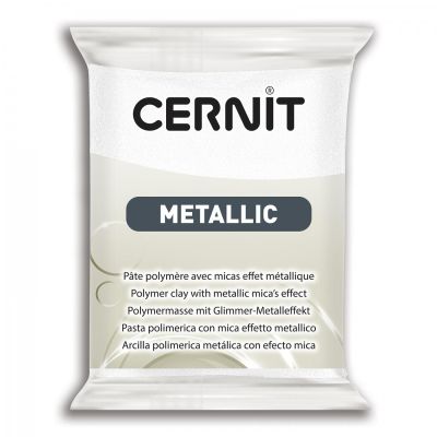 CERNIT Metallic 56g, 085 perleťová bílá