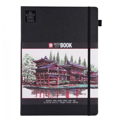 Art Book, Sakura, skicák, 21 x 29,7 cm, béžový papír