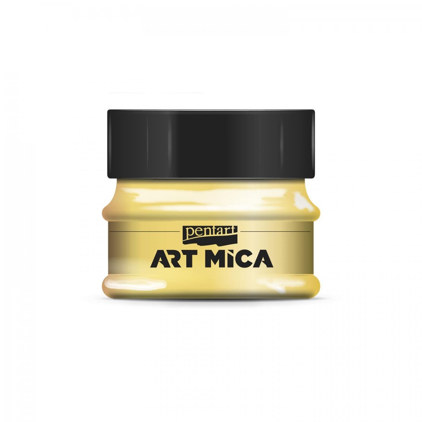 Art Mica, práškový pigment 9 g, žlutá