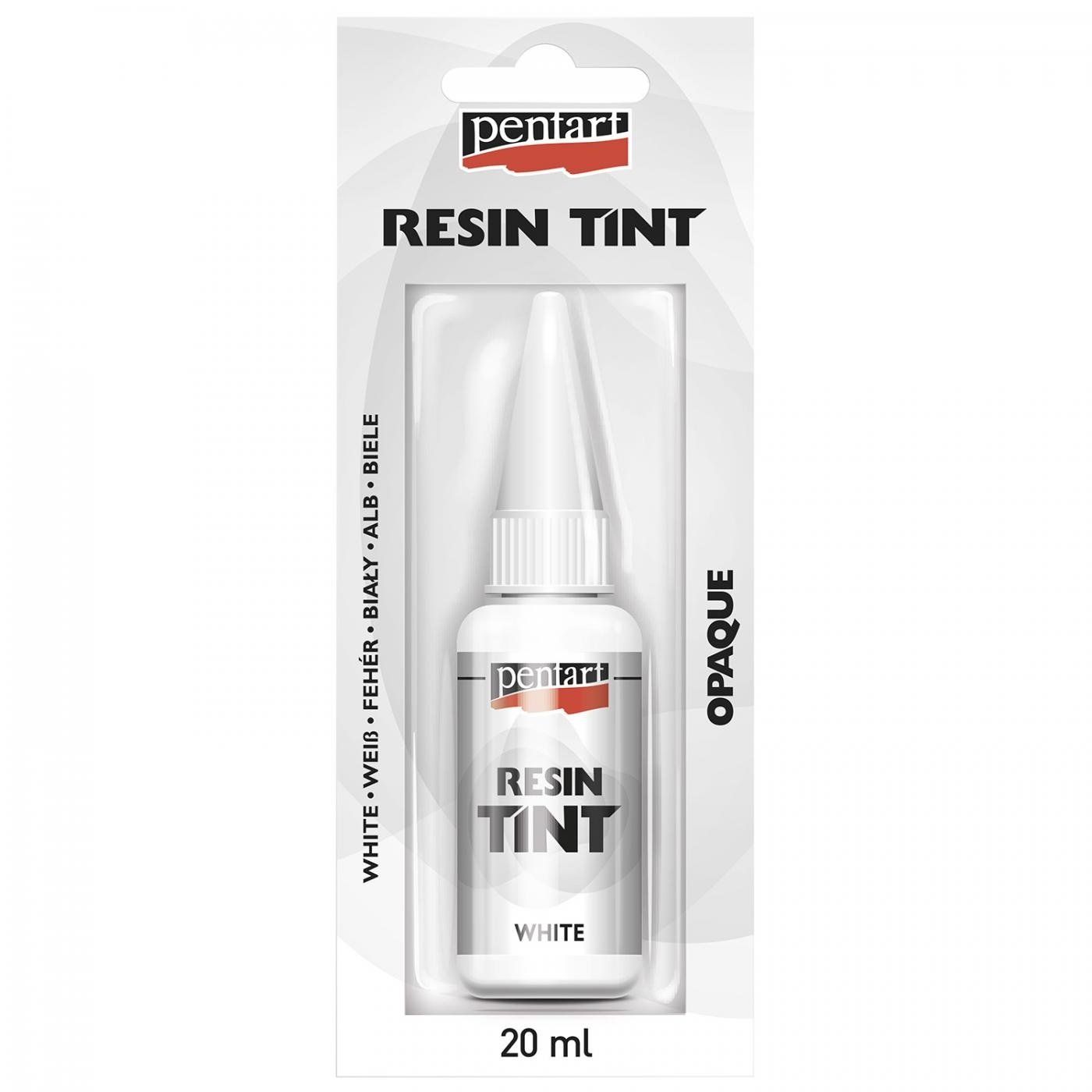 Tekuté barvivo do pryskyřice, 20 ml, bílá