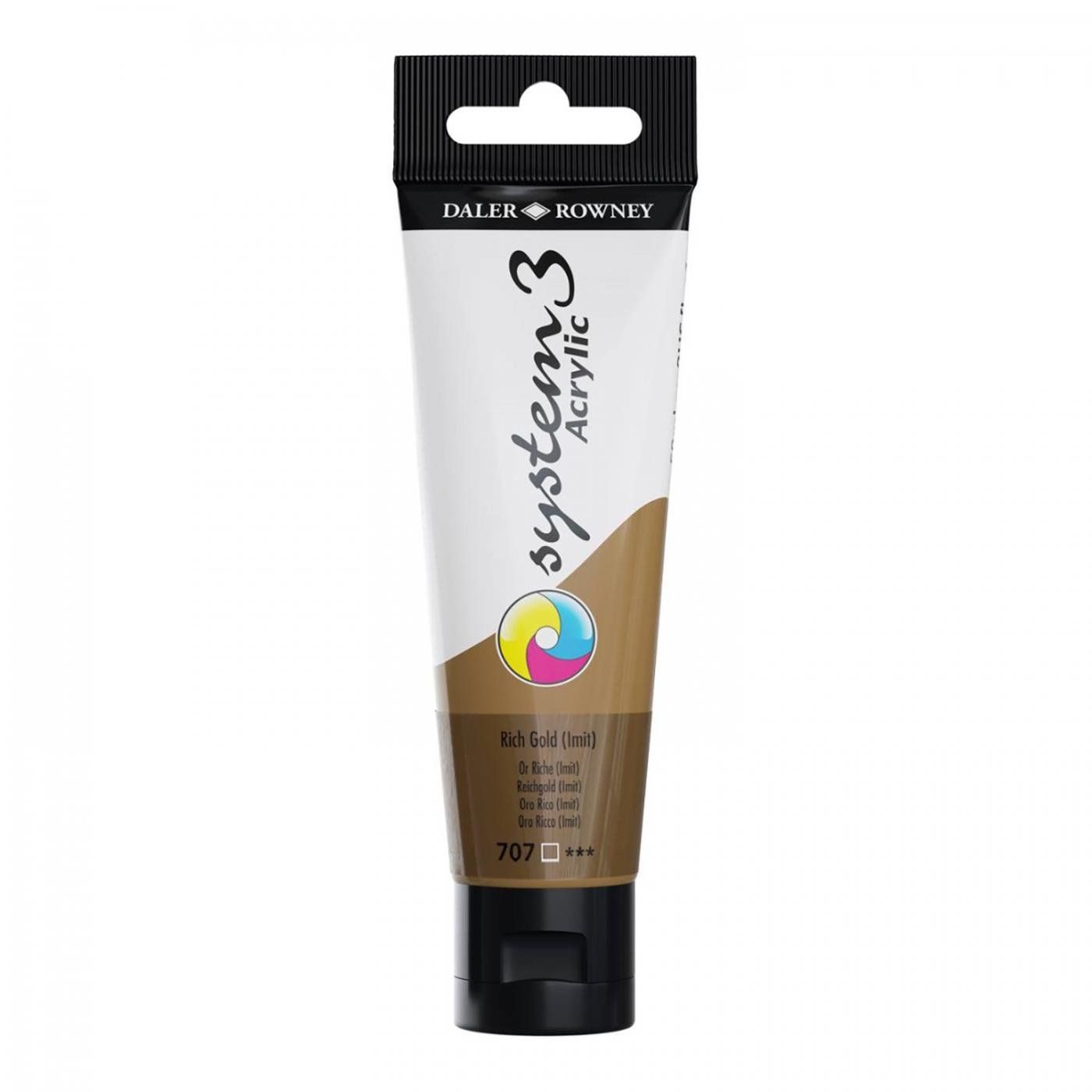 D&R System3 Akryl 59 ml, Rich gold imitation
