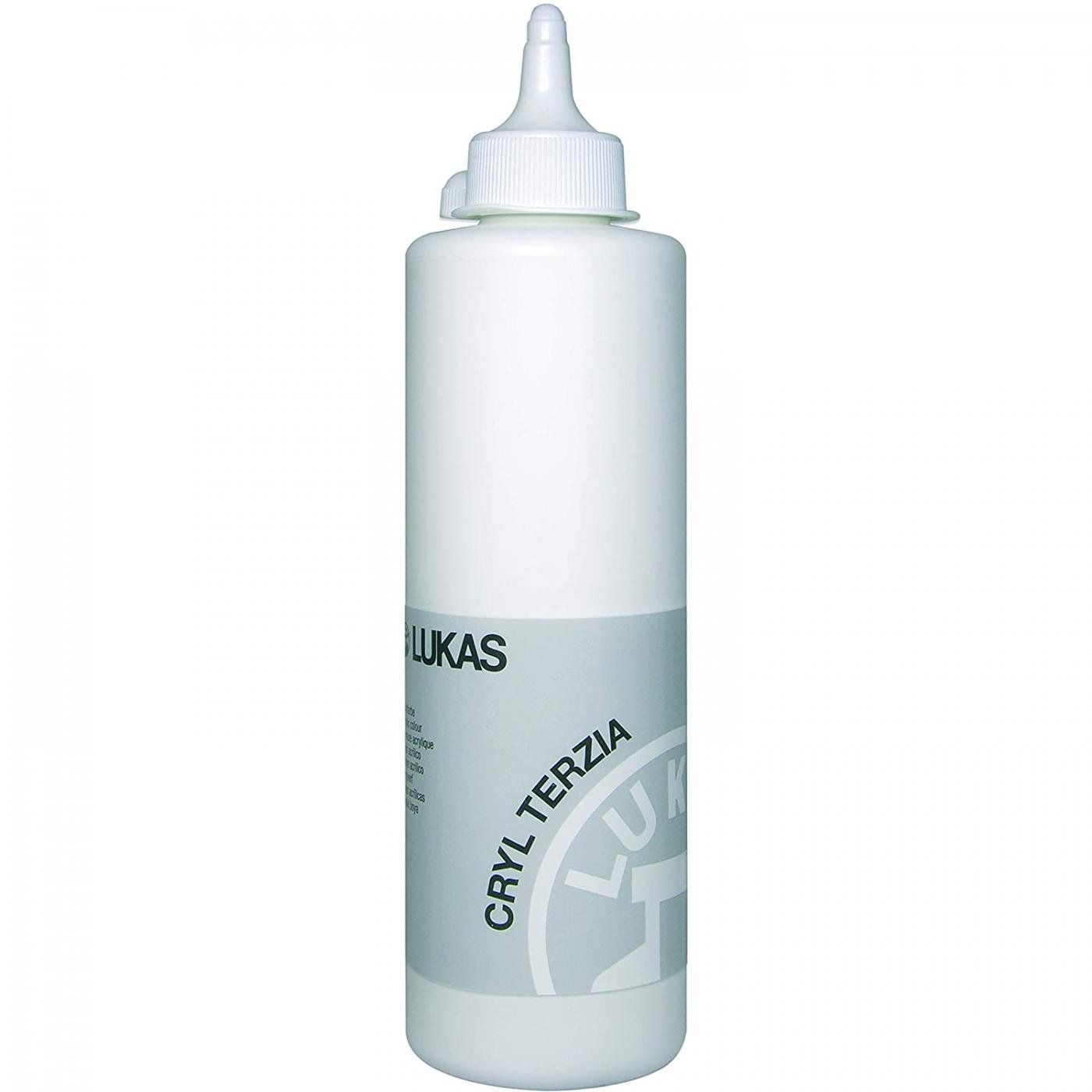 LUKAS akrylová barva TERZIA 500 ml, Titanium White