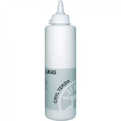 LUKAS akrylová barva TERZIA 500 ml, Titanium White