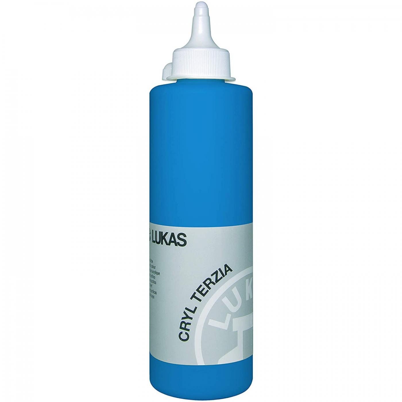 LUKAS akrylová barva TERZIA 500 ml, Cerulean blue