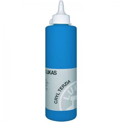 LUKAS akrylová barva TERZIA 500 ml, Cerulean blue