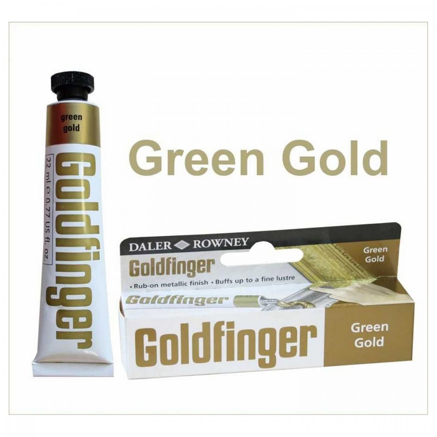 D & R Goldfinger metal. pasta 22 ml, zelené zlato