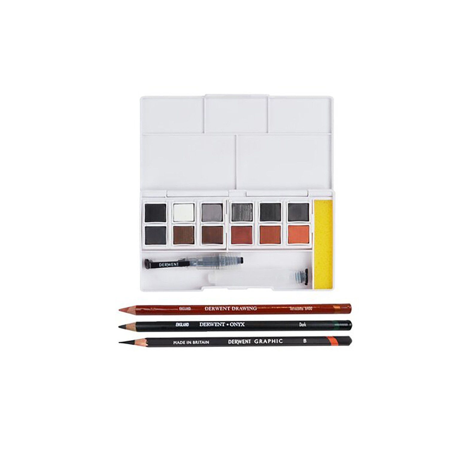 Derwent, mixed media set, shade and tone