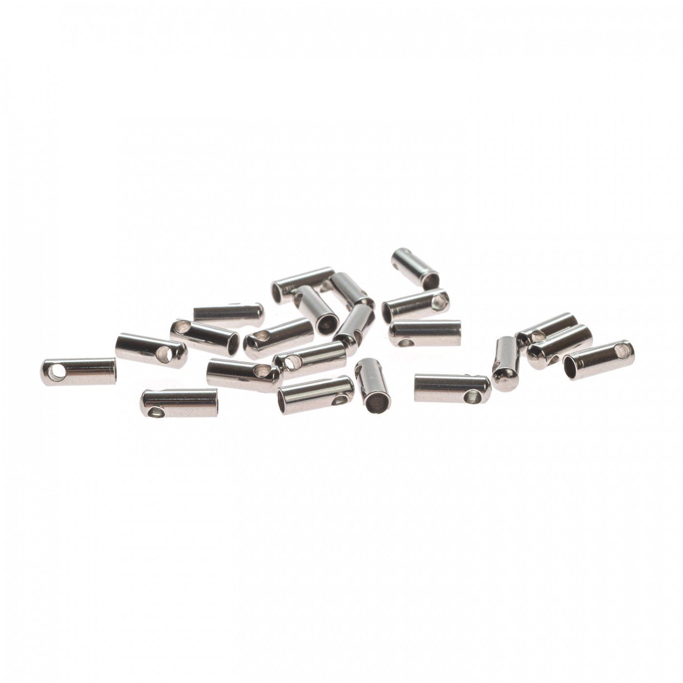 Koncovka kulatá, ocel, 7 x 2,5 mm, otvor 1,5 mm