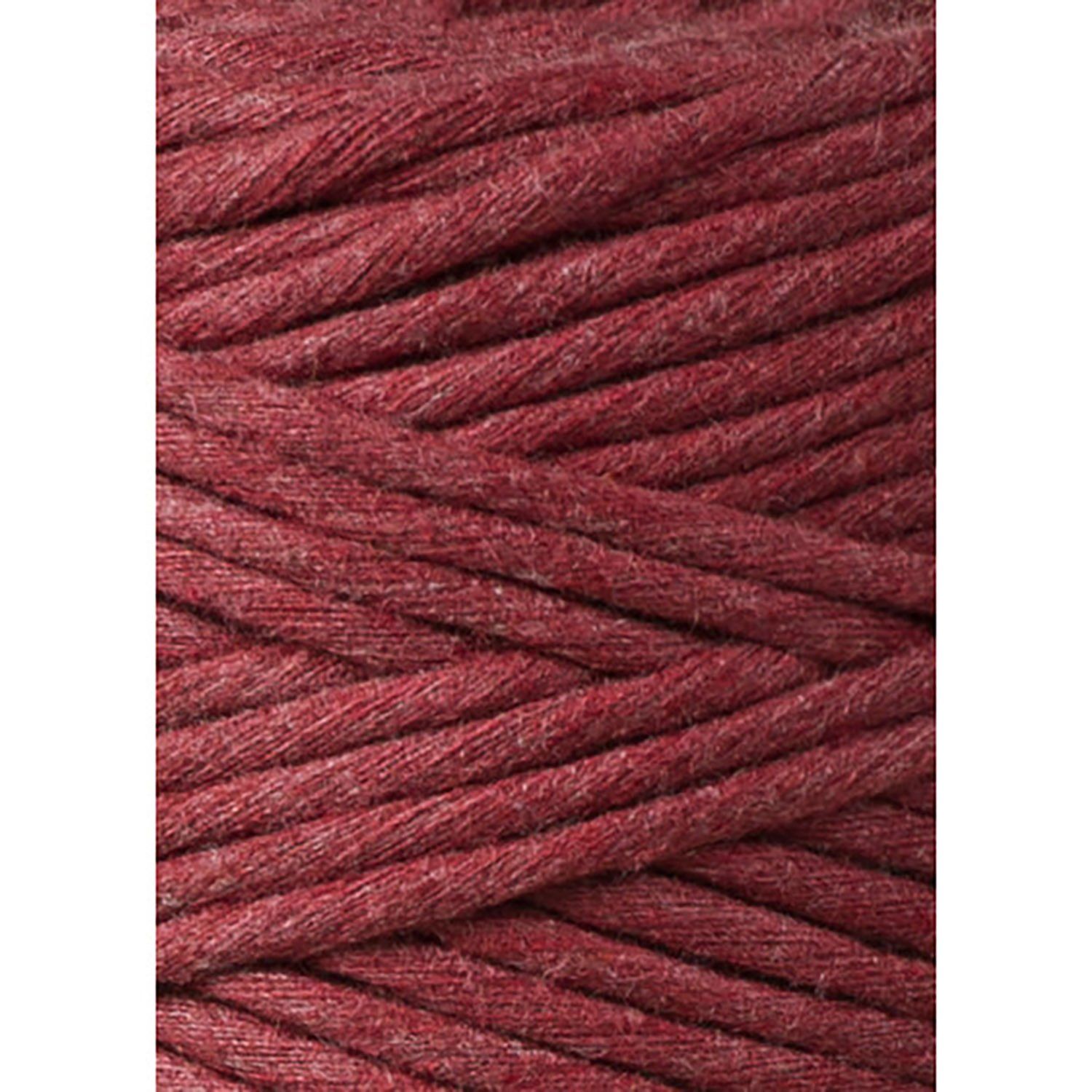 Bobbiny, Macramé točená šňůra, 3 mm, 100 m, Wild Rose