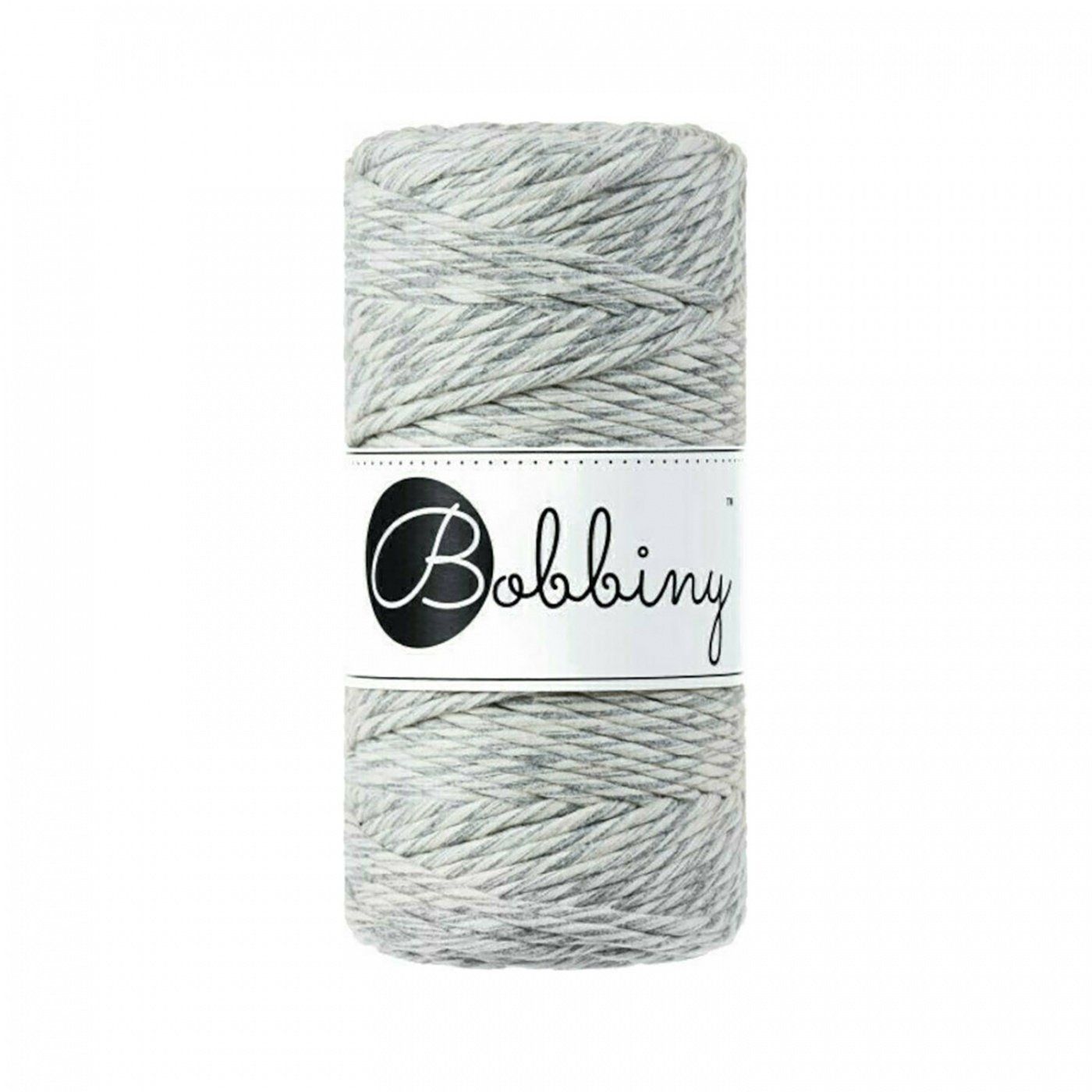 Bobbiny, Macramé točená šňůra, 3 mm, 100 m, Marble