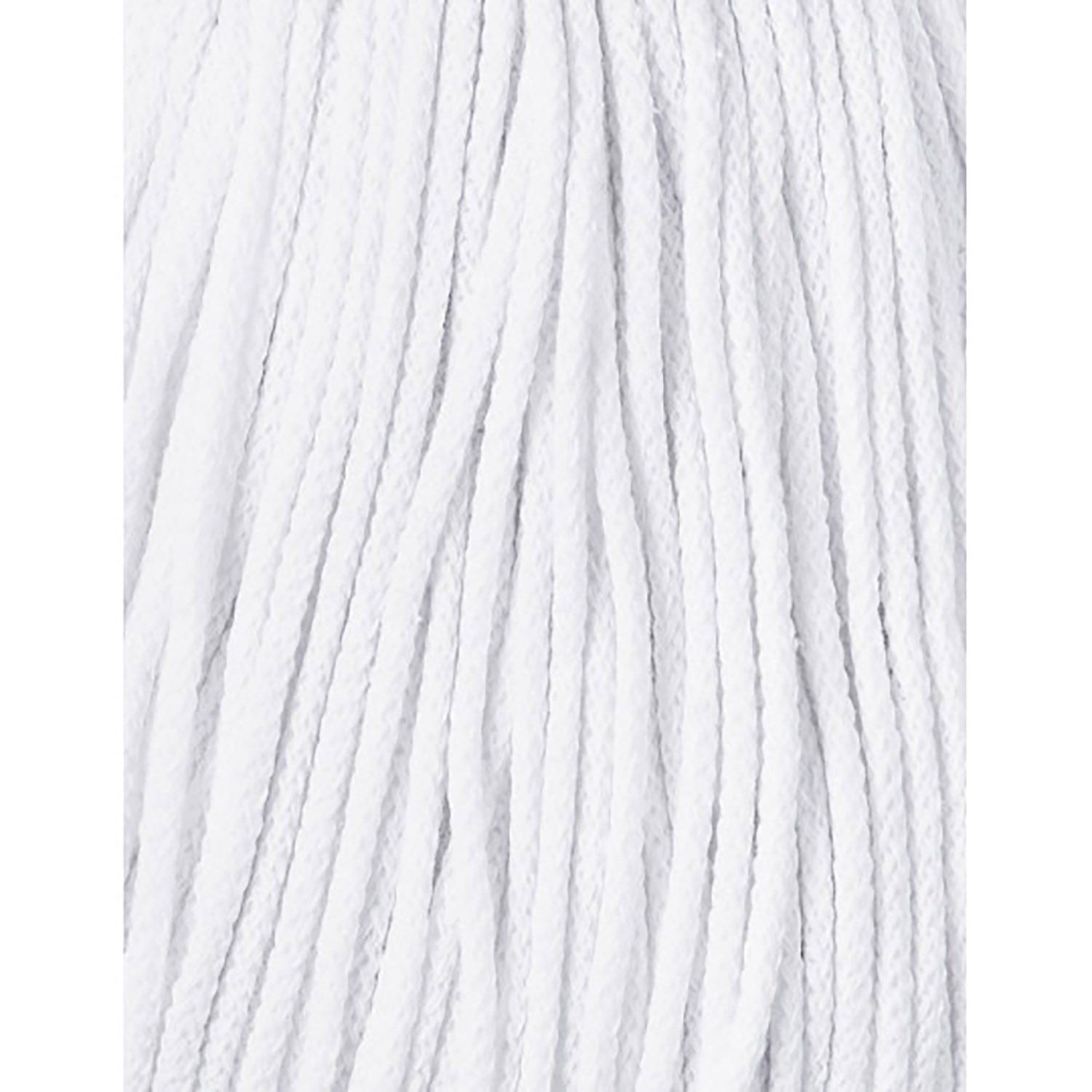 Bobbiny, Macramé pletená šňůra, 3 mm, 100 m, White