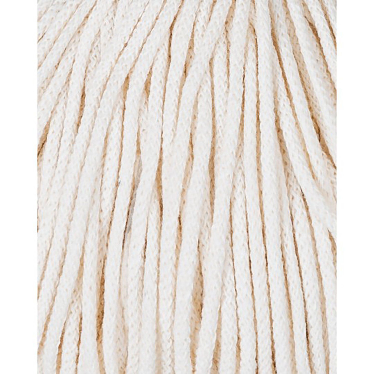 Bobbiny, Macramé pletená šňůra, 3 mm, 100 m, Natural