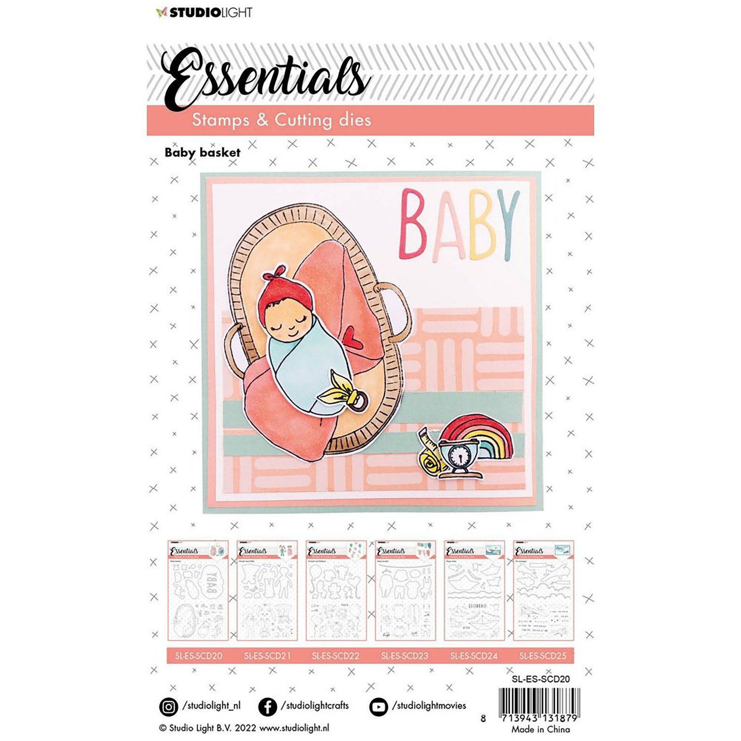 Vyřezávací šablony s razítky, baby