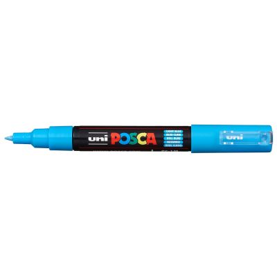 Popisovač Uni Posca PC-1M, 0,7 mm, světle modrá