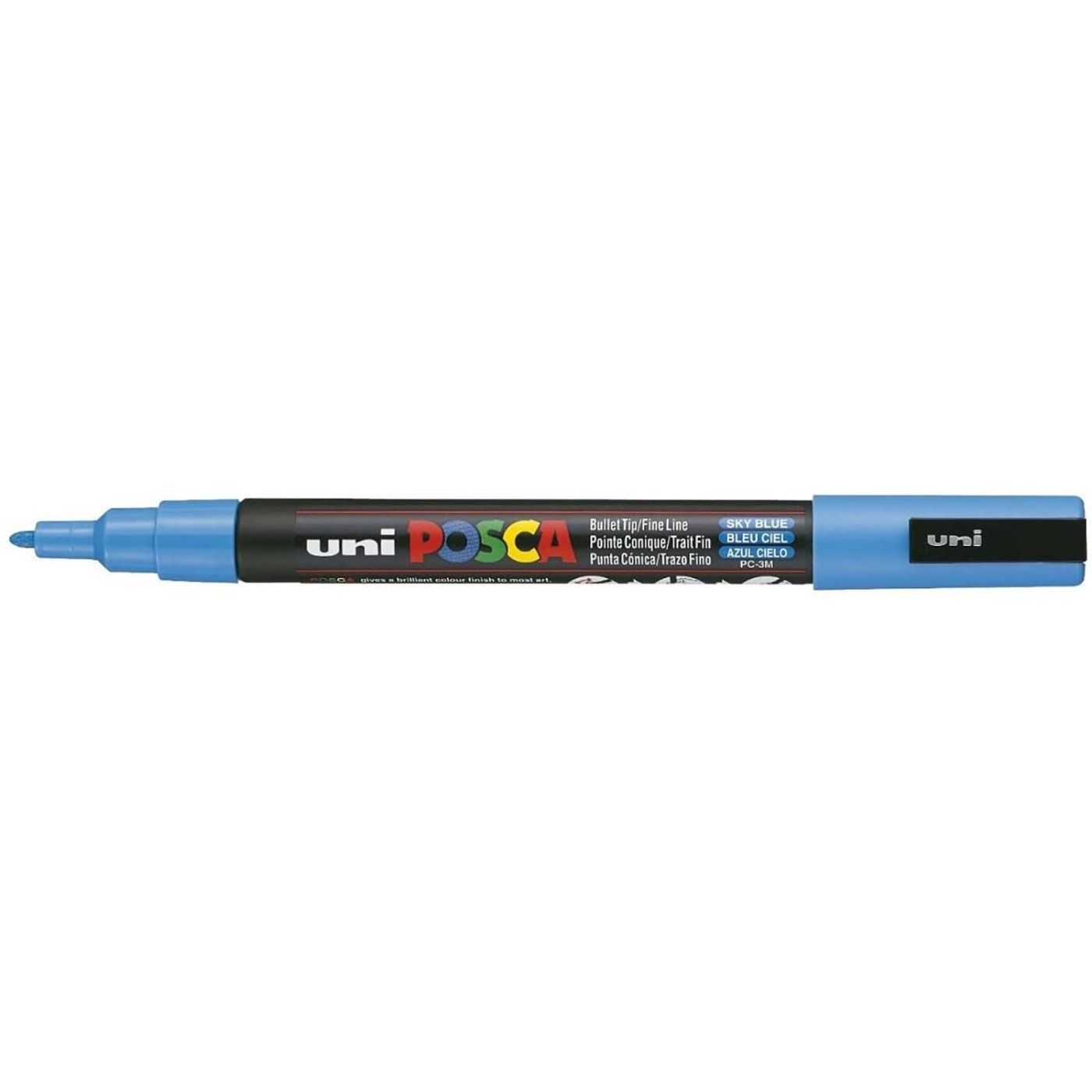 Popisovač Uni Posca PC-3M, 1,3 mm, nebeský modrý