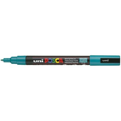 Popisovač Uni Posca PC-3M, 1,3 mm, smaragdový