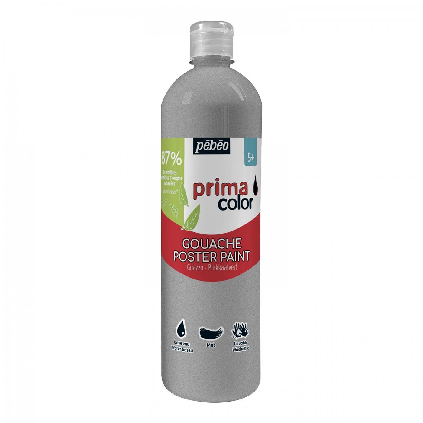 Primacolor Liquid, temperová barva, 1 l, 252 Metalic Silver